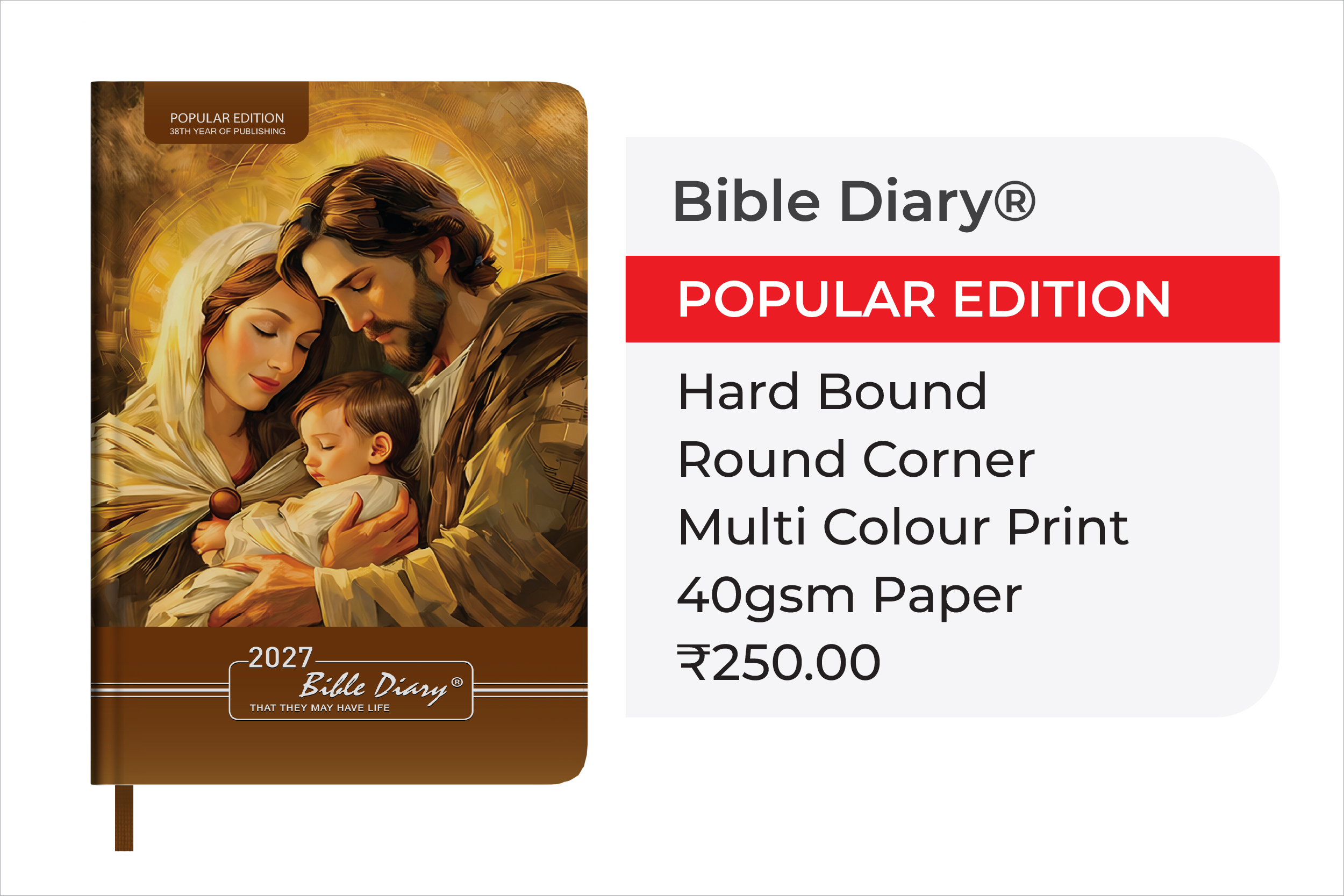 Bible Diary 2027 Popular Edition